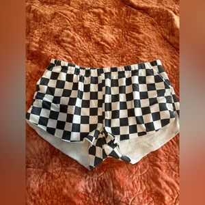 Checkered shorts